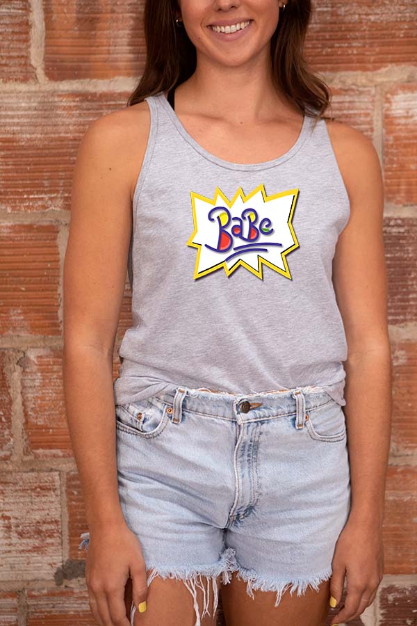 Cartoon Bride & Babe Tanks - For Your Ultimate 90s Bachelorette Party!