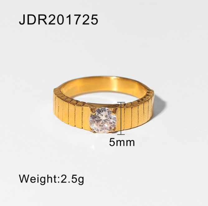 Stacking 18k Gold Rings