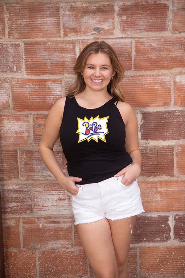 Cartoon Bride & Babe Tanks - For Your Ultimate 90s Bachelorette Party!