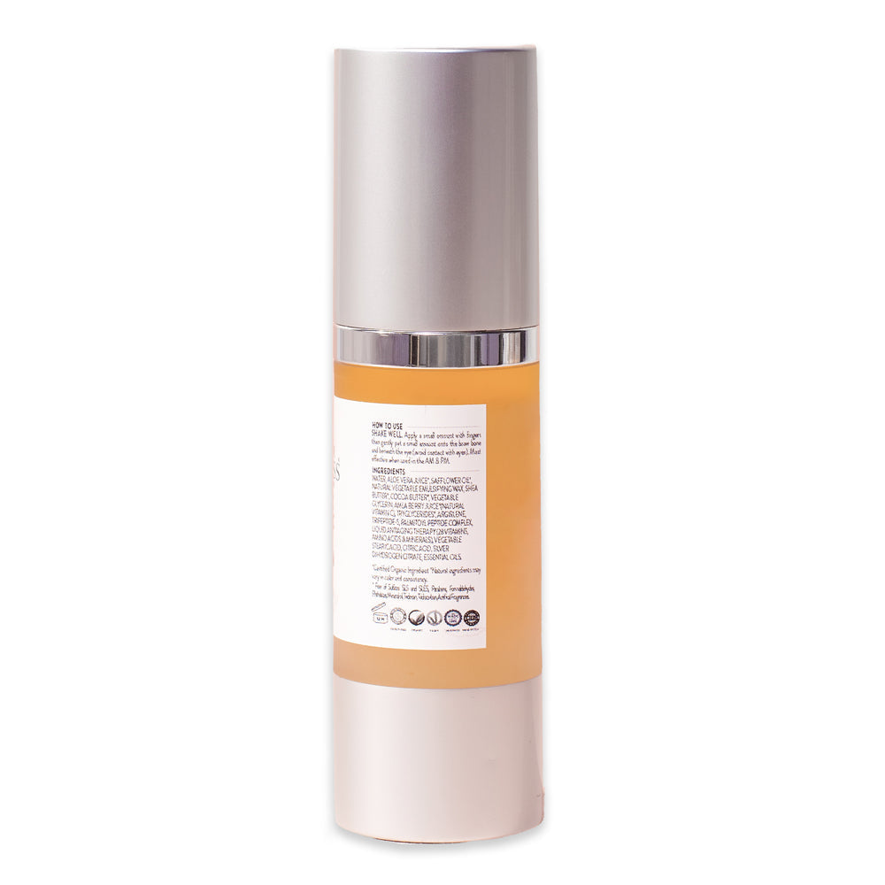 Organic Vitamin C Peptide Eye Serum - Diminish Dark Circles